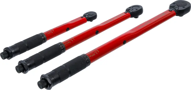 Momentové kľúče Kraftmann 2 ÷ 210 Nm BGS1090114 (Sada 3 ks) (1/4") 2 ÷ 24 Nm, (3/8") 19 ÷ 110 Nm, (1/2") 28 - 210 Nm - 3 diely (BGS109