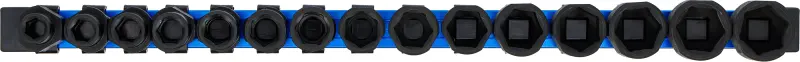 Nástrčné hlavice 1/2" 6hran 10 ÷ 24 mm BGS 74700, rázové - 15 dílů (BGS1074700)