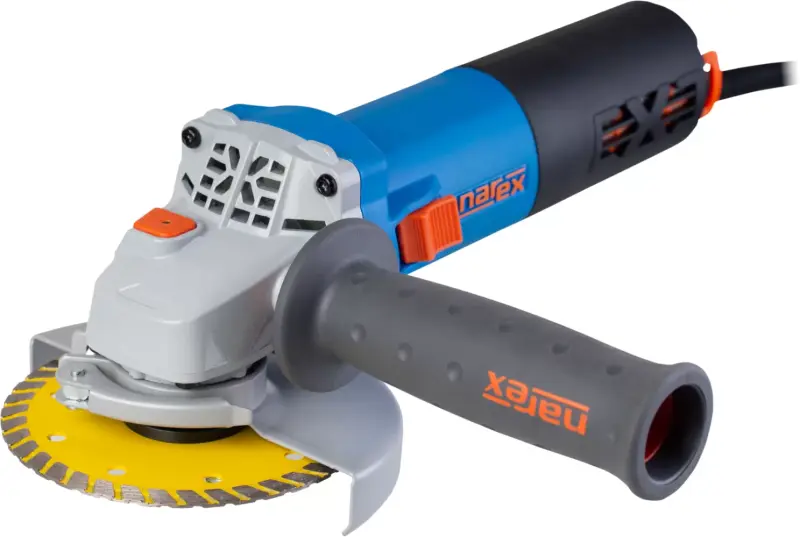 Úhlová bruska Narex 9-125 BOX RK s řeznými kotouči (NA65407014)