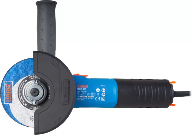 Úhlová bruska Narex 9-125 BOX RK s řeznými kotouči (NA65407014)