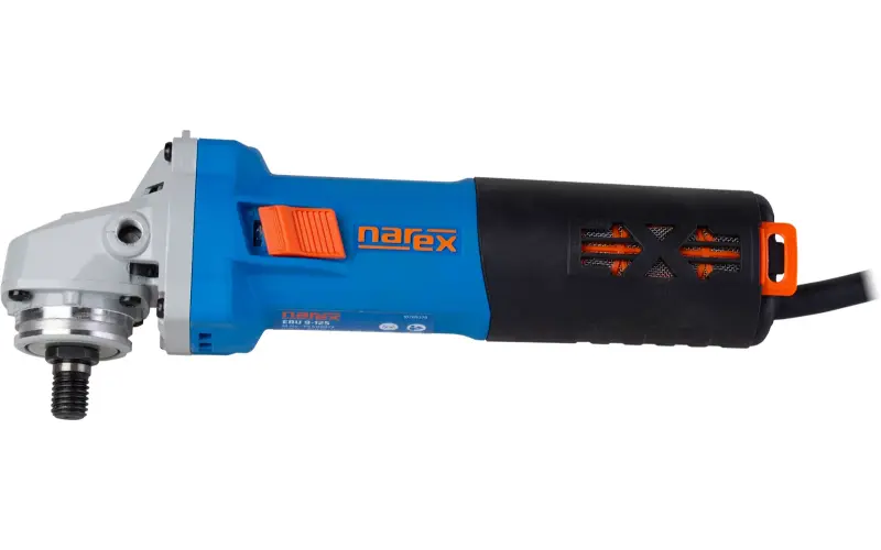 Úhlová bruska Narex 9-125 BOX RK s řeznými kotouči (NA65407014)