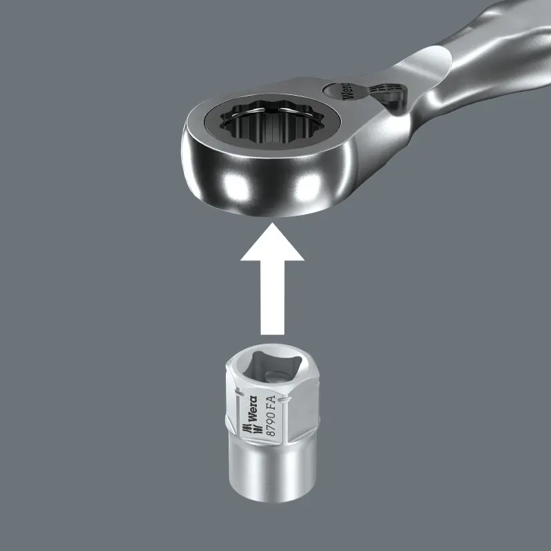 Wera 135021 Gola sada 1/4" a HEX 11 mm Kraftform Kompakt Zyklop Mini 2. Sada 1 - 11 dielov (W05135021001)