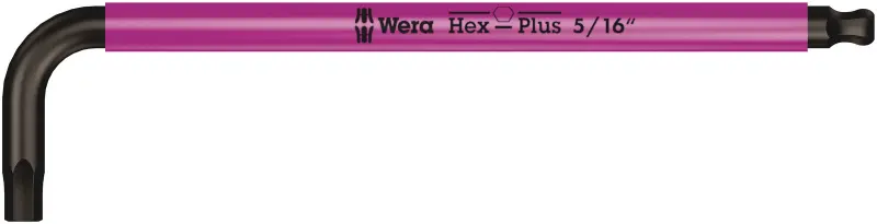 Wera 133286 Zástrčné kľúče viacfarebné Hex-Plus 1, metrické a imperiálne - 19 dielov (W05133286001)