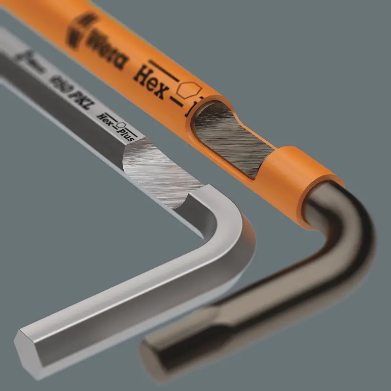 Wera 133286 Zástrčné kľúče viacfarebné Hex-Plus 1, metrické a imperiálne - 19 dielov (W05133286001)