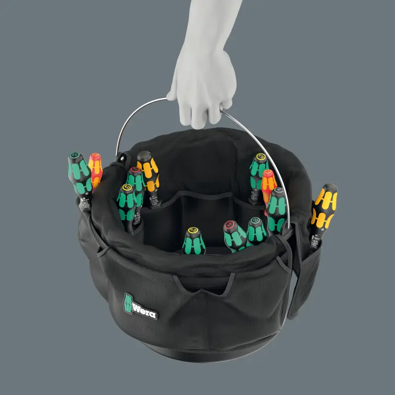 Wera 105100 Skrutkovače SL, PH, PZ, TORX® vo vložke do vedra 1. Typ 9599 - 13 dielov (W05105100001)