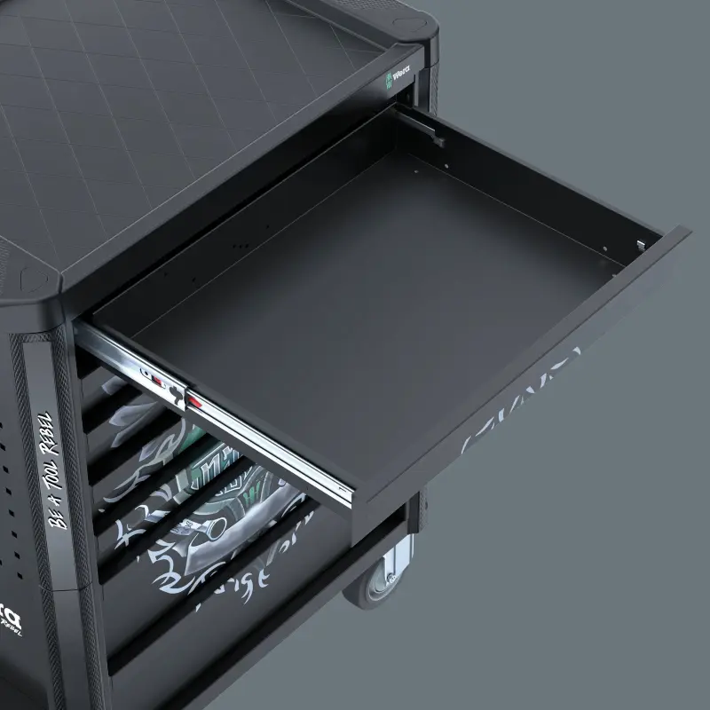 Wera 305851 Dielenský vozík Tool Rebel 9800, 7 zásuviek, bez náradia (W05305851001)