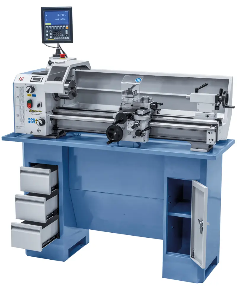 Stolní soustruh Bernardo Profi 750 BDC-EG s odměřováním ES-12 (BER031149)