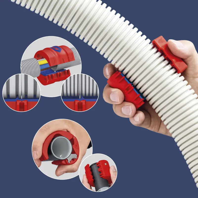 KNIPEX BiX CT56 odřezávač plastových a vlnitých trubek 90 22 10 V01 (K902210V01)