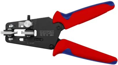 Přesné odizolovací kleště Knipex 12 12 15 (průřez 6 až 16 mm²) (K121215)