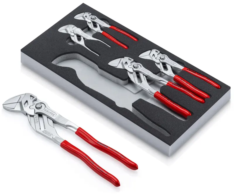 Klešťové klíče Knipex 00 20 01 V24 - sada 5 ks v pěnové vložce (K002001V24)