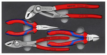 Kleště Knipex 00 20 01 V25 Sada "Basic II" - 4 ks v pěnové vložce (K002001V25)