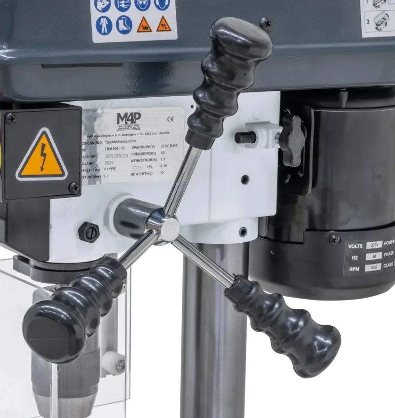 Stolní vrtačka M4P TBM 200 - 13 (230 V) (M4P1001005)