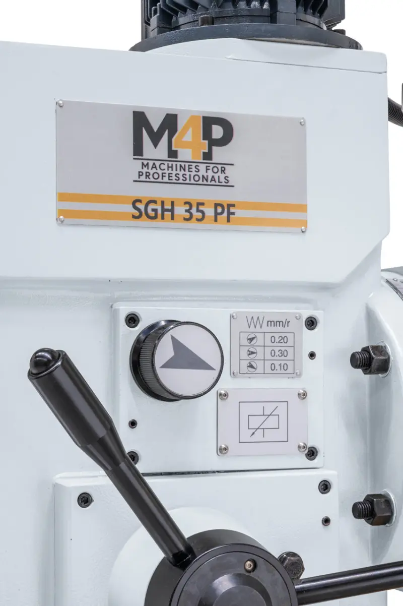 Stĺpová vŕtačka s prevodovým pohonom SGH 35 PF / 400 V