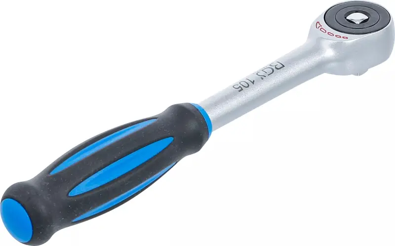 Přepínací ráčna 1/4" BGS100105 s otočnou rukojetí a posuvným čtyřhranem (BGS100105)