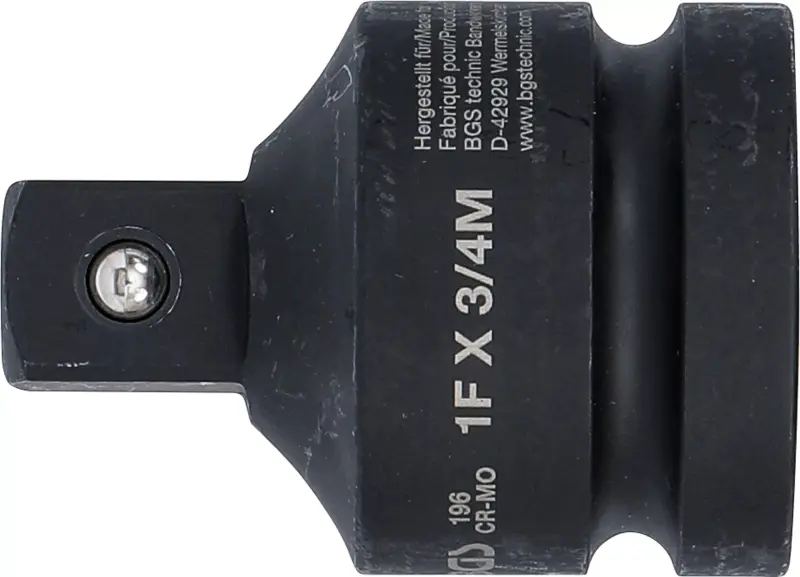 Adaptér vnitřní-vnější 1" na 3/4", tvrzený. BGS 196  (BGS100196)