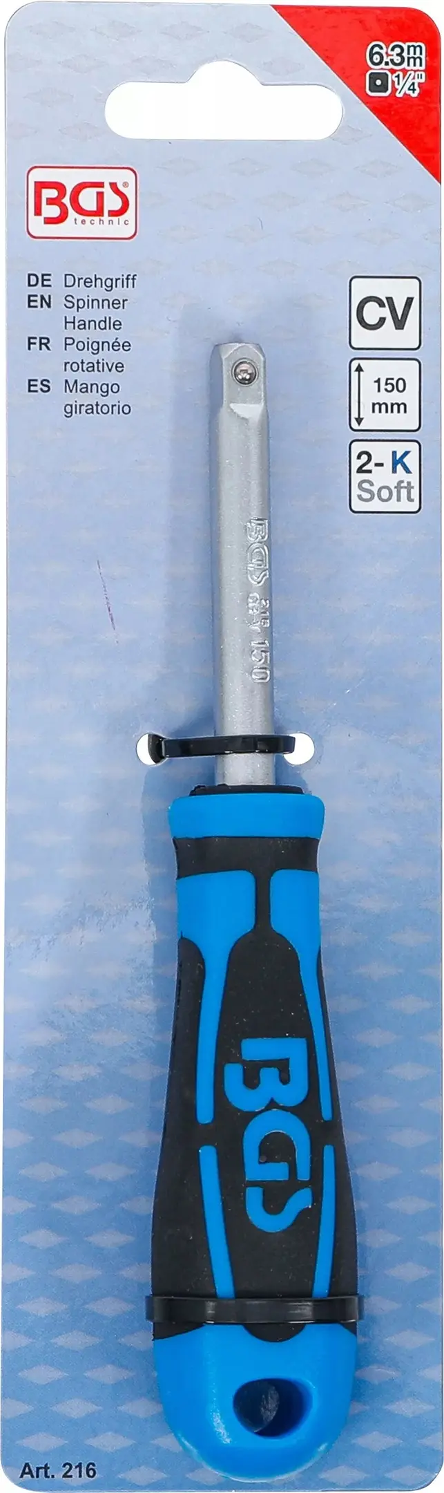 Šroubovací rukojeť 1/4" délka 150 mm BGS100216 (BGS100216)