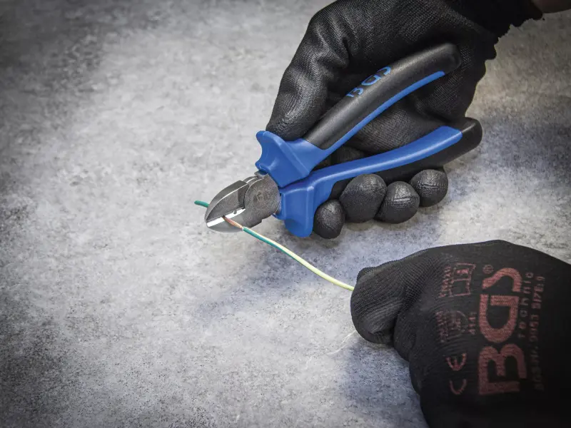 Boční štípací kleště 165 mm BGS100394, odizolovací funkce, dvoukomponentní izolace (BGS100394)