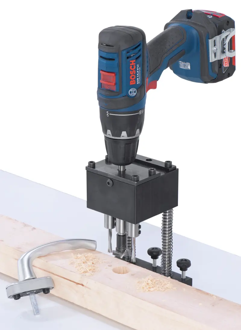 Vrtací hlava Bernardo - 43 mm pro okenní kliky s kleštinou pro dlabačky (BER141103)