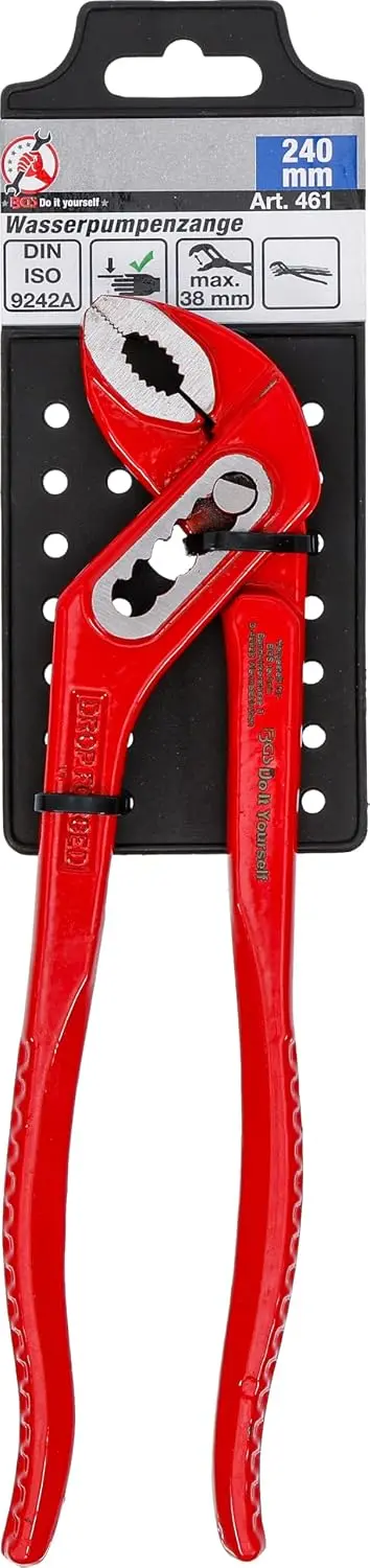 Přestavitelné kleště Siko Kraftmann 240 mm BGS100461, červeně lakované (BGS100461)