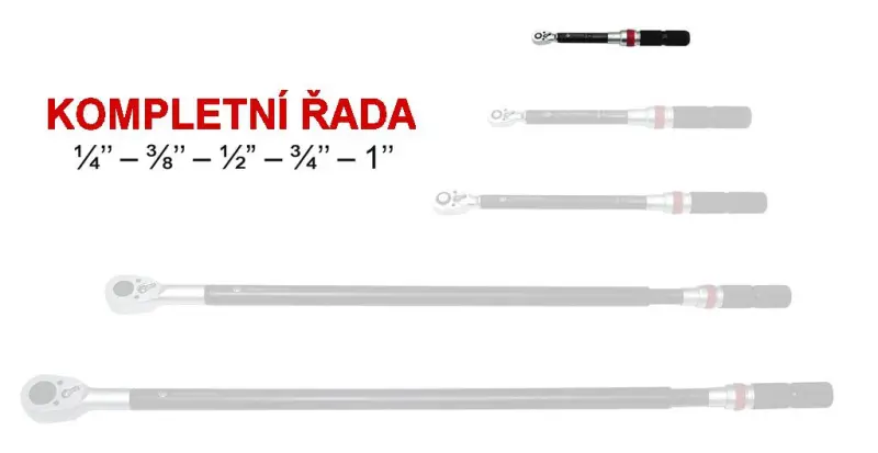 Momentový klíč 1/4" Chicago Pneumatic CP8905 (5 ÷ 25 Nm) (CP8941089050)