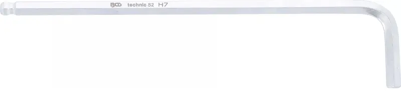 Zástrčný klíč inbus 7 mm BGS100790-7 velmi dlouhý s kulovou hlavou (BGS100790-7)