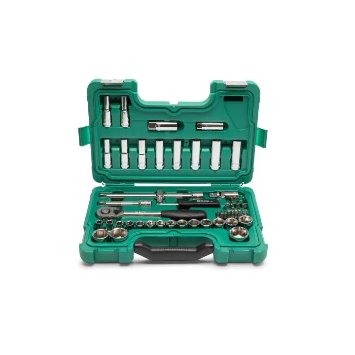 60 ks. Sada metrických nástrčných hlavic 1/2" s 6 (SATAST09007SJ)
