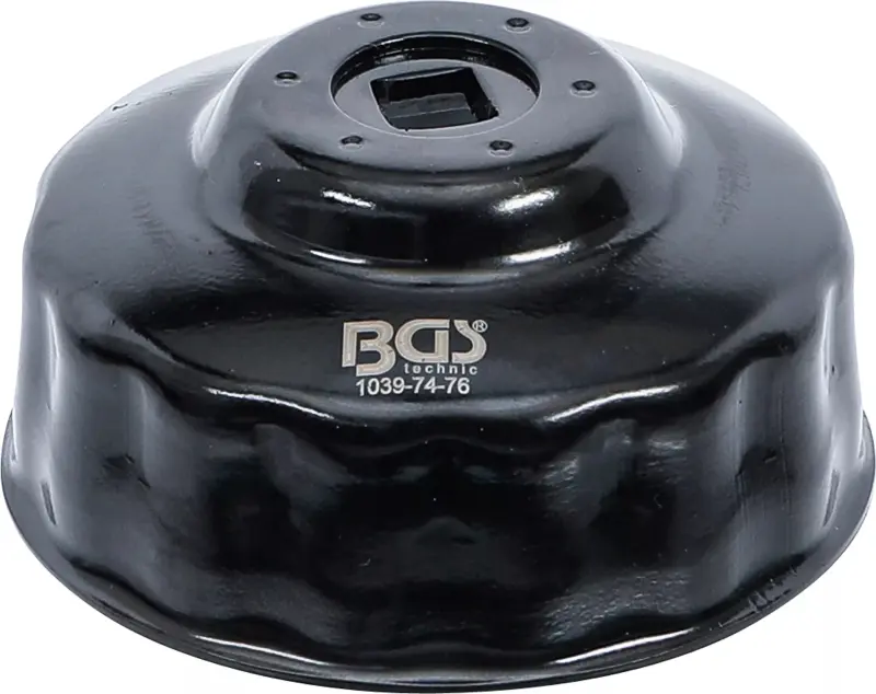 Klíč na olejové filtry průměr 74 ÷ 76 mm, 15hranný BGS101039-74-76 (Audi, Ford, Mercedes-Benz, Opel, VW) (BGS101039-74-76)