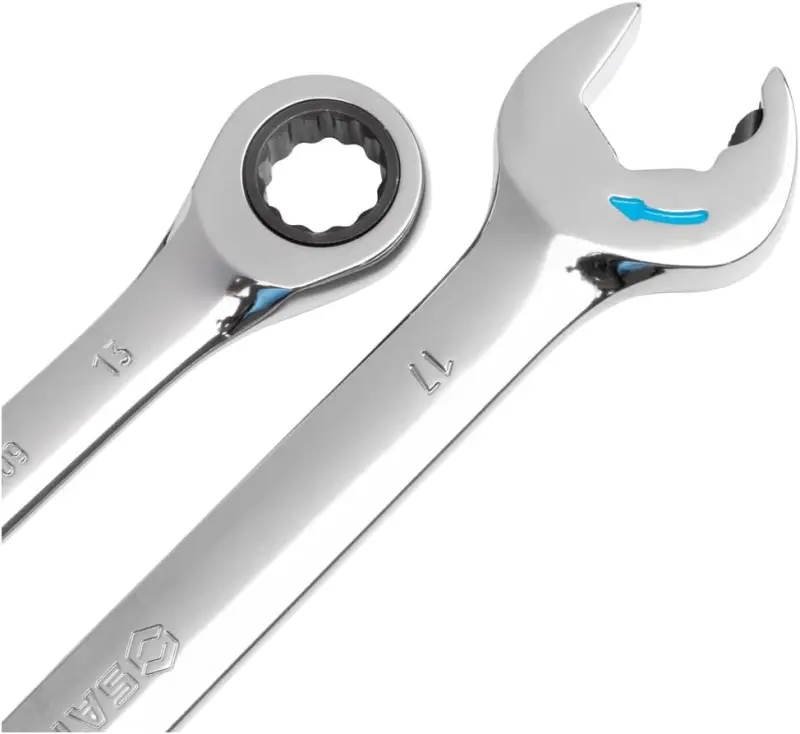 Očkoploché ráčnové klíče 10 ÷ 17 mm SATA ST09075 (Sada 3 ks) (SATAST09075)