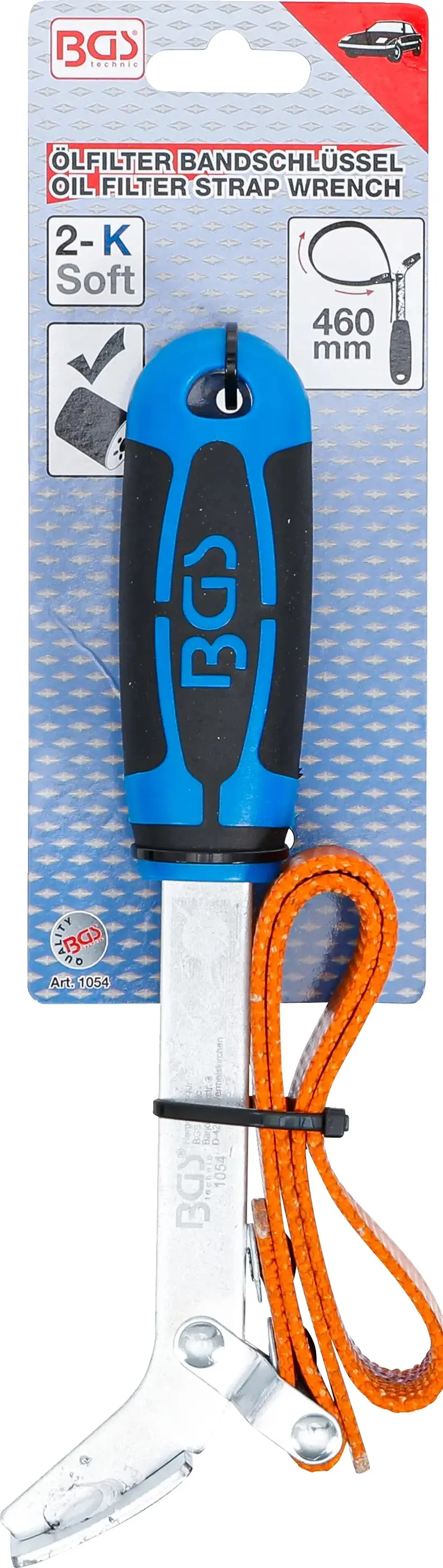 Klíč na olejové filtry do průměru 130 mm BGS101054, popruhový (BGS101054)