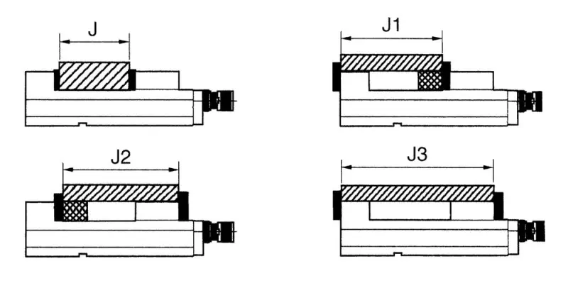 Strojní svěrák Bernardo CHV 130 V (BER282126)