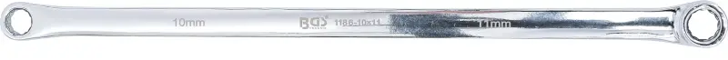 Oboustranný očkový klíč 10 x 11 mm BGS101186-10x11, prodloužený (BGS101186-10x11)