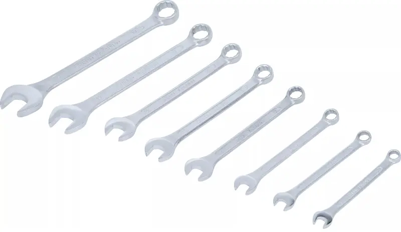 Očkoploché klíče 6 ÷ 19 mm BGS101193 dle DIN 3113A. Sada 8 dílů (BGS101193)