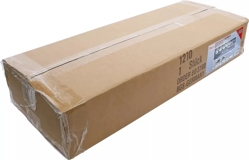 Gola sada BGS-15K 1" 36 ÷ 80 mm v plechové kazetě (Sada 15 dílů). BGS 1210 (BGS101210)