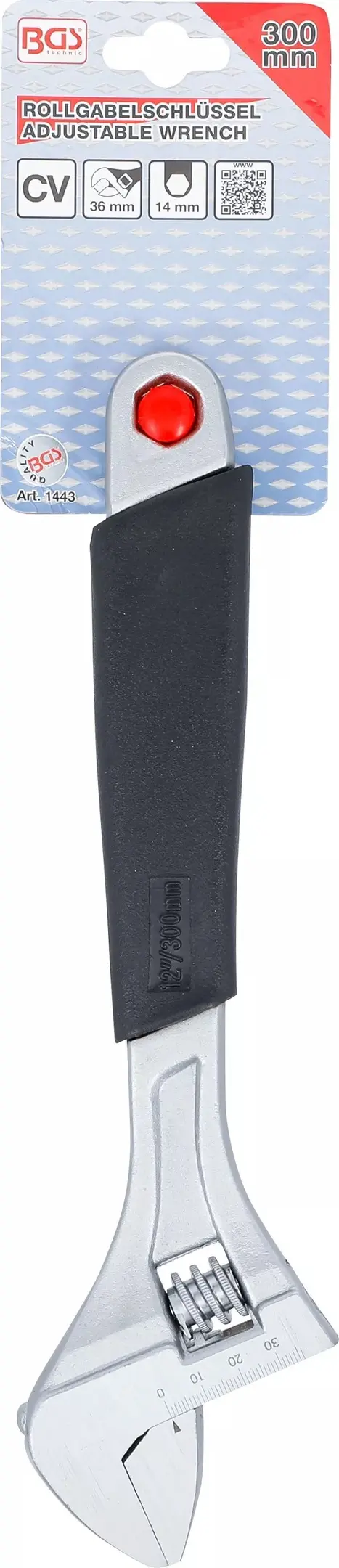 Stavitelný klíč 305 mm BGS101443 s plastovou rukojetí (BGS101443)