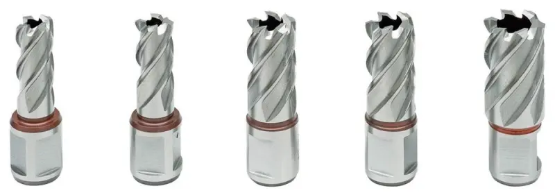 Jádrové vrtáky Bernardo HSS-Standard KBK 14/18/22 mm, 5ks (hl. vrt. 30 mm) (BER411110)