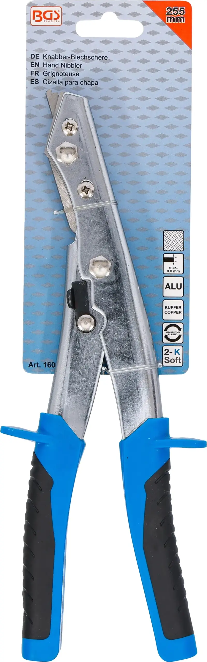 Vystřihovací nůžky 240 mm BGS101605 na plech do 1,2 mm (BGS101605)