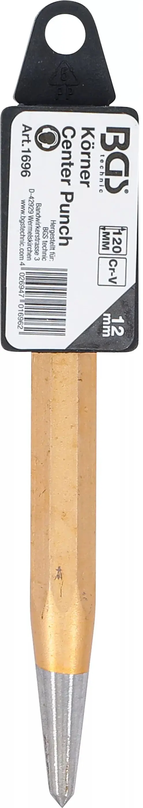 Důlčík 5 x 12 x 120 mm BGS101696 (BGS101696)