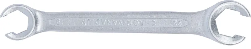 Otevřený očkový klíč 19 x 22 mm BGS101761-19x22 na brzdová potrubí (BGS101761-19x22)