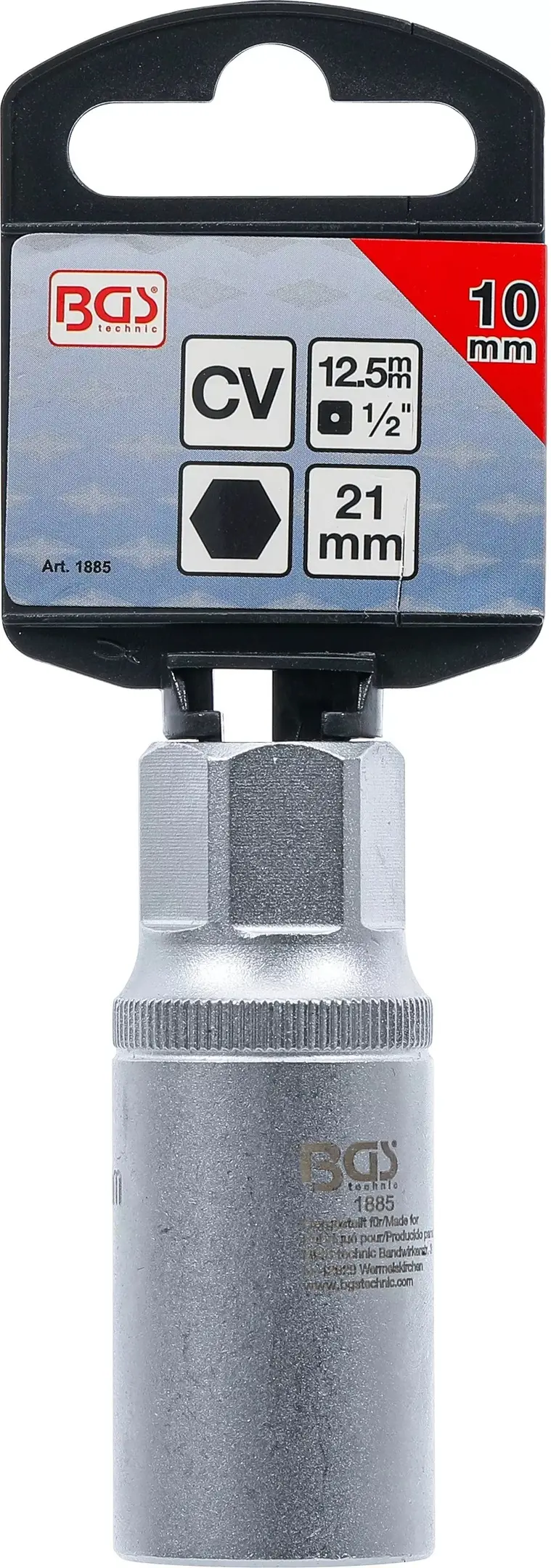 Nástrčná hlavice 1/2" - vytahovák rozpěrných šroubů 10 mm BGS101885 (BGS101885)