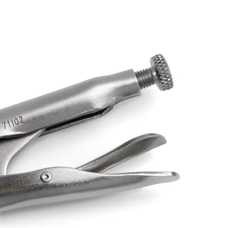 Samosvorné upínací kleště Grip 186 mm SATA ST71102ST zahnuté (SATAST71102ST)