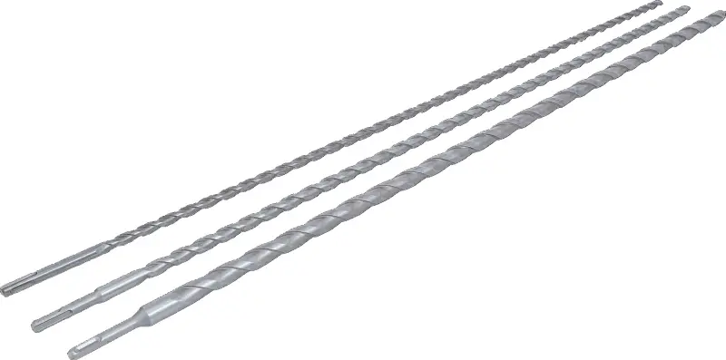 Vrtáky do zdiva Kraftmann 12 ÷ 24 x 1000 mm BGS102012 extra dlouhé (SDS Plus). Sada 3 ks (BGS102012)