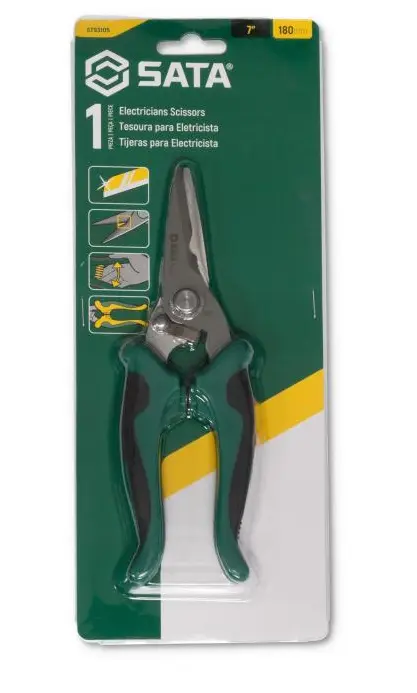 Elektrikářské nůžky 180 mm SATA (SATAST93105)