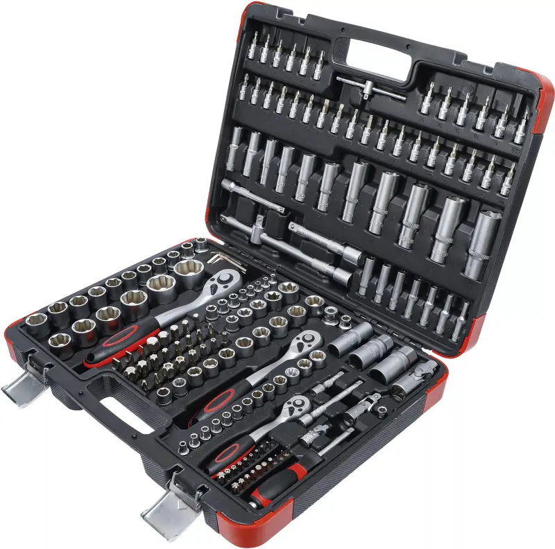 Gola sada Kraftmann, 172 dílů BGS-172K 3x ráčna 1/4