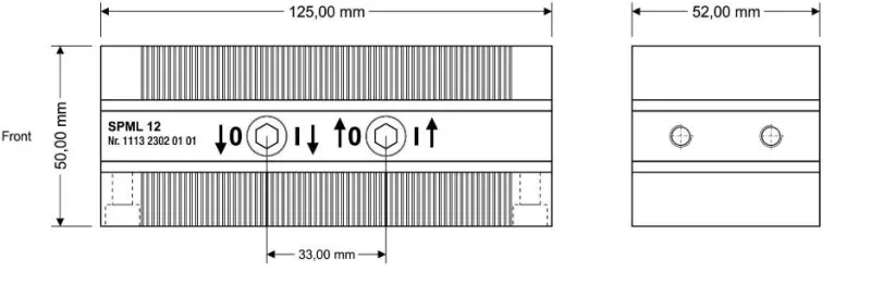 Magnetický upínací blok ( pár) 180x50x52mm FLAIG