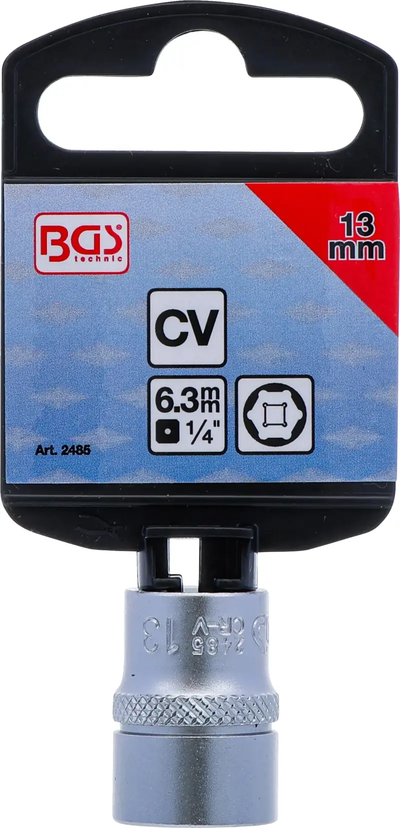 Nástrčná hlavice 1/4" šestihran 14 mm - Pro Torque. BGS 2486 (BGS102486)