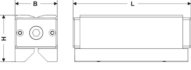 Magnetický upínací blok ( pár) 184x64x71mm FLAIG