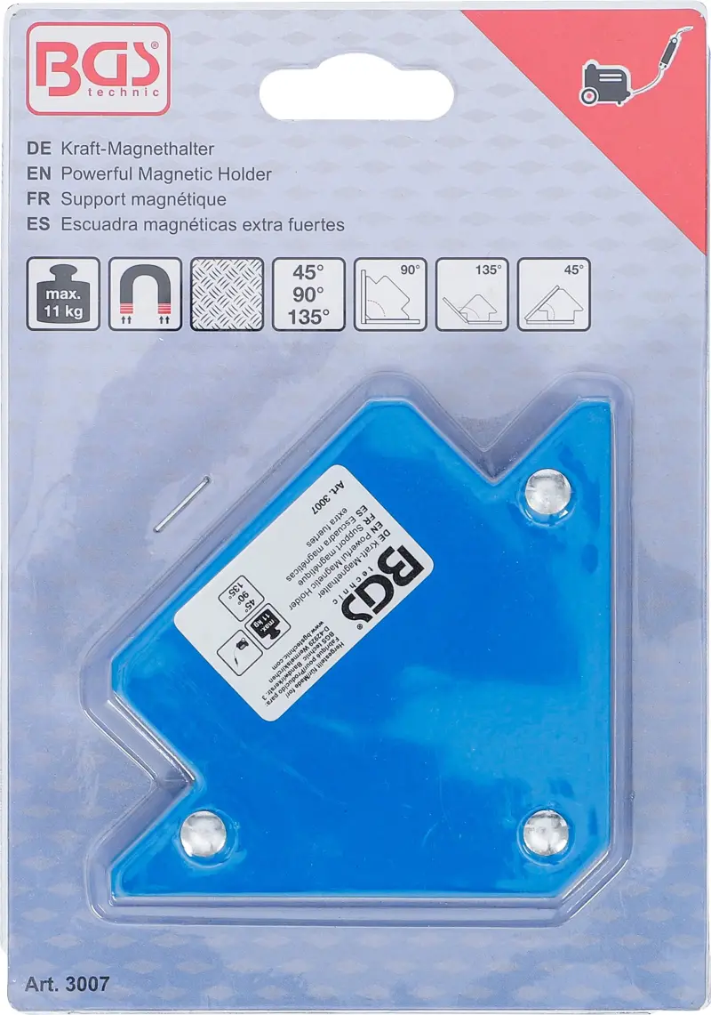 Pomocný úhlový magnet pro sváření 120 x 80 mm BGS103007 (BGS103007)