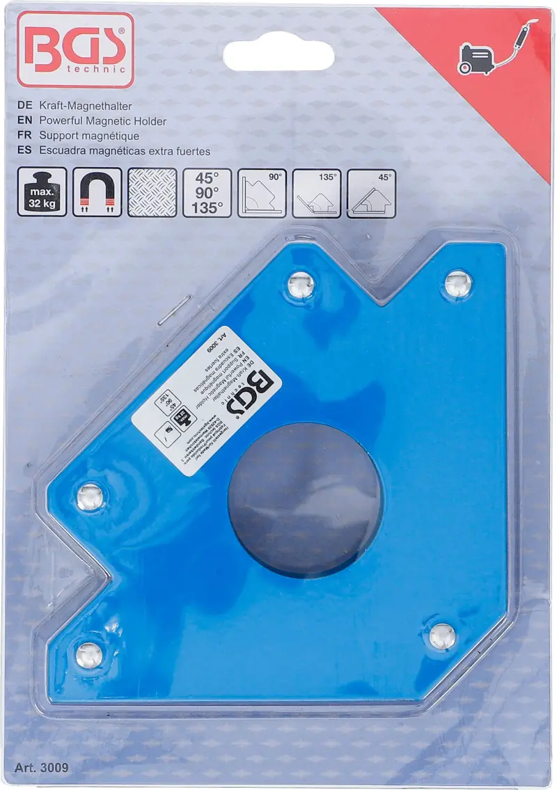 Pomocný úhlový magnet pro sváření 190 x 120 mm BGS103009 (BGS103009)