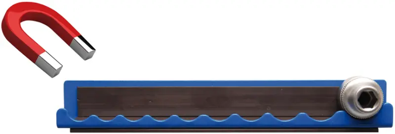 Lišta pro upevnění nástrčných 1/4" hlavic BGS103011-1 - magnetická (BGS103011-1)