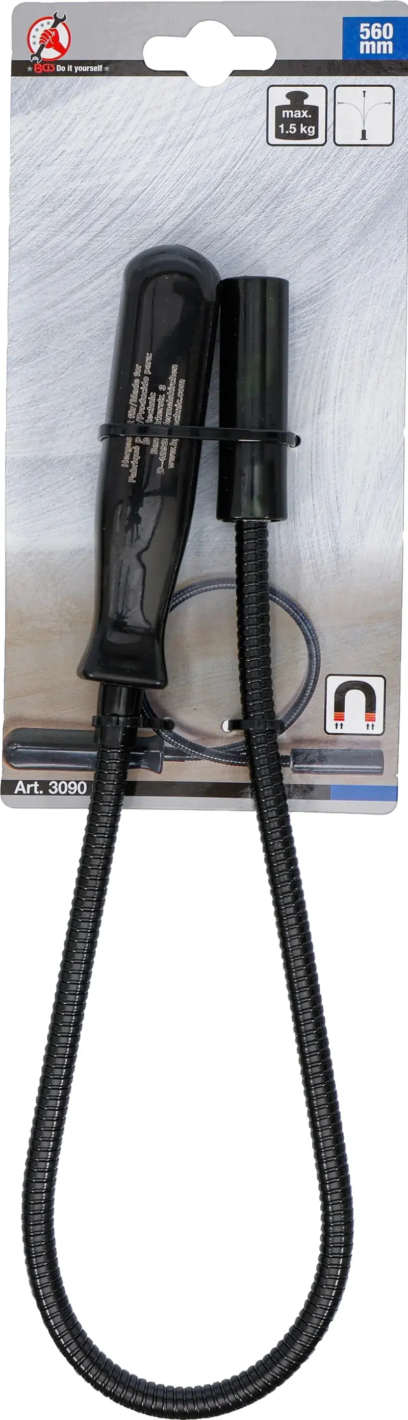Magnet ohebný 560 mm, nosnost 1,5 kg BGS 3090 (BGS103090)